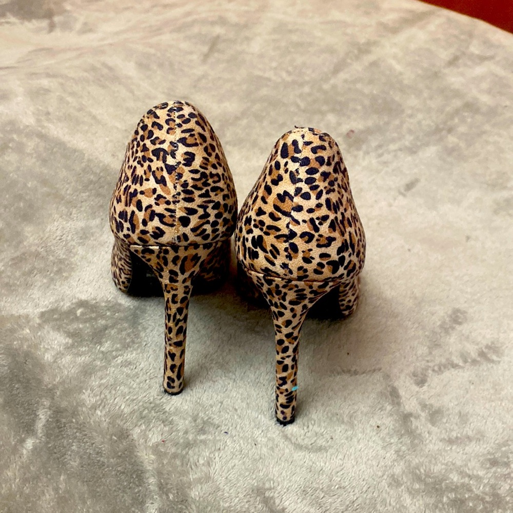 Leopard print heels
